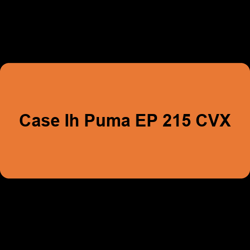 Case Ih Puma EP 215 CVX